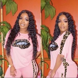 COPY - “I’m outside” Plus size shorts set